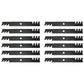 Qty 12: Toothed Mower Blade
 Fits Exmark Replaces 103-6393
