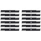 116-5174 Aftermarket Replacement Pack of (12) Toothed Mower Blades Fits Exmark