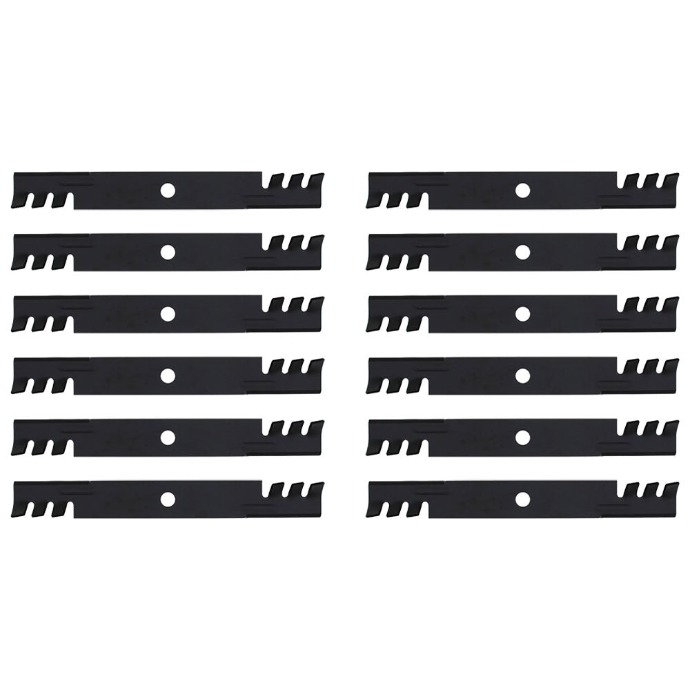 103-6393 (12) Toothed Mower Blade Fits Exmark