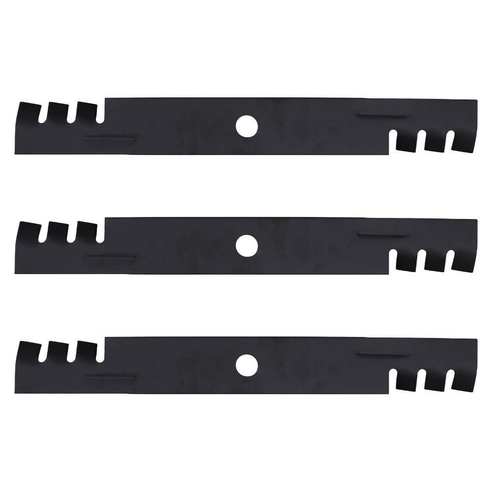 Mower Fits Lazer Z - 60 Set Of 3 Deck Mulch Blades 15/16 hole Fits Exmark