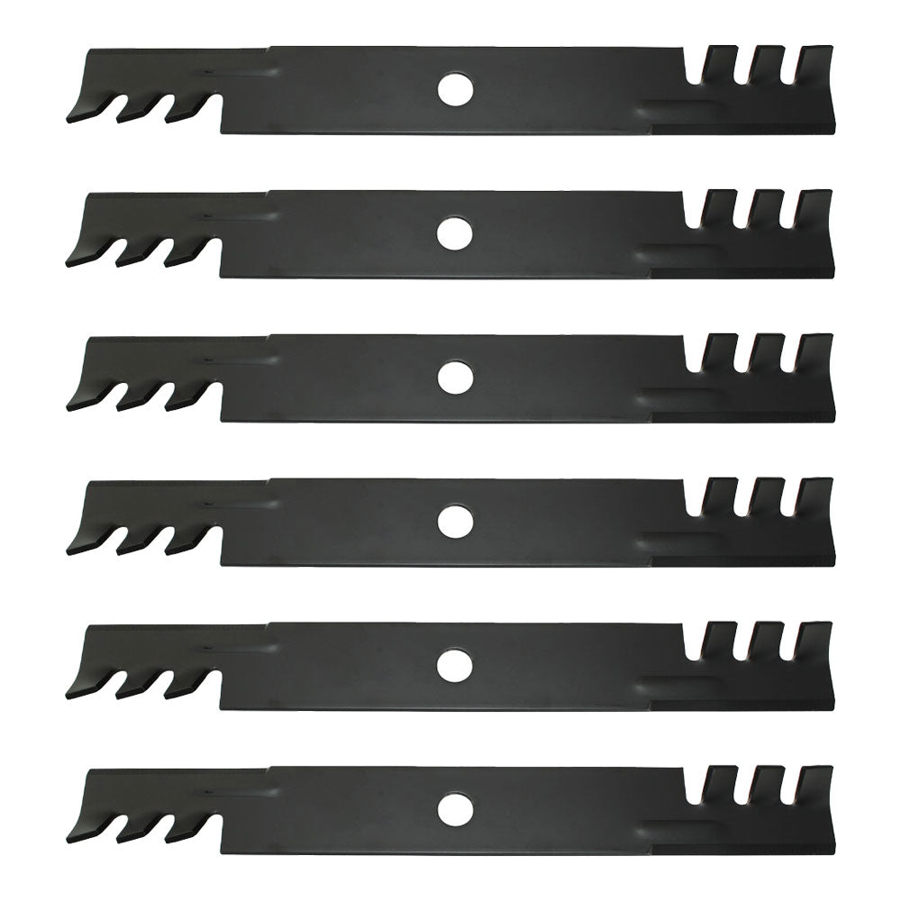 Qty 6: Toothed Mower Blade Fits Exmark Replaces 103-6393