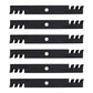 Qty 6: Toothed Mower Blade Fits Exmark Replaces 103-6393
