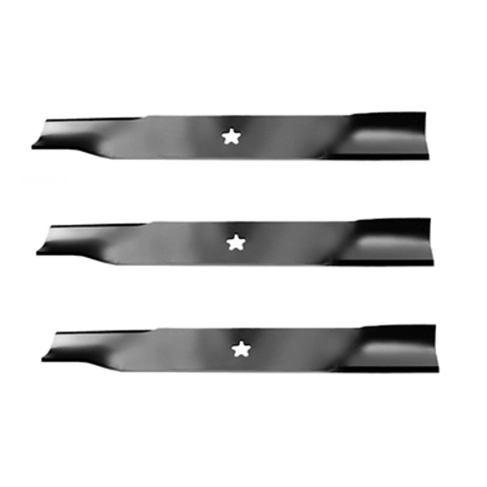 Set of 3 heavy duty XHT 48" Mower blades to fit Dixon Fits Husqvarna
