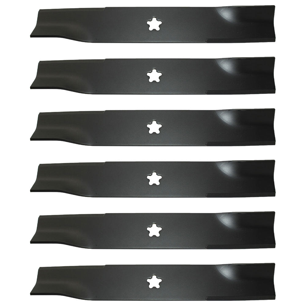 Six 16.25" Mower Blades High Lift Fits Dixon Ram & Speed ZTR 48" 539-113425