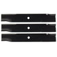 Qty 3: Mower Blade - 16-1/2" Fits Scag Replaces 48110