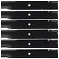 Qty 6: Mower Blade - 16-1/2" Fits Hustler Replaces 601123