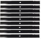 Qty 9: Mower Blade - 16-1/2" Fits John Deere Replaces AM104489