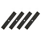 Qty 4: 14" Mower Blade
 Fits Gravely Replaces 03498400