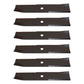 6 Pack Mower Blades 38" 39" 41" Fits John Deere 110 112 212 210 140 214 M41237