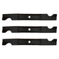 (3) Mower Blades Fits AYP Fits Craftsman Fits Poulan Fits Husky 46" 403107