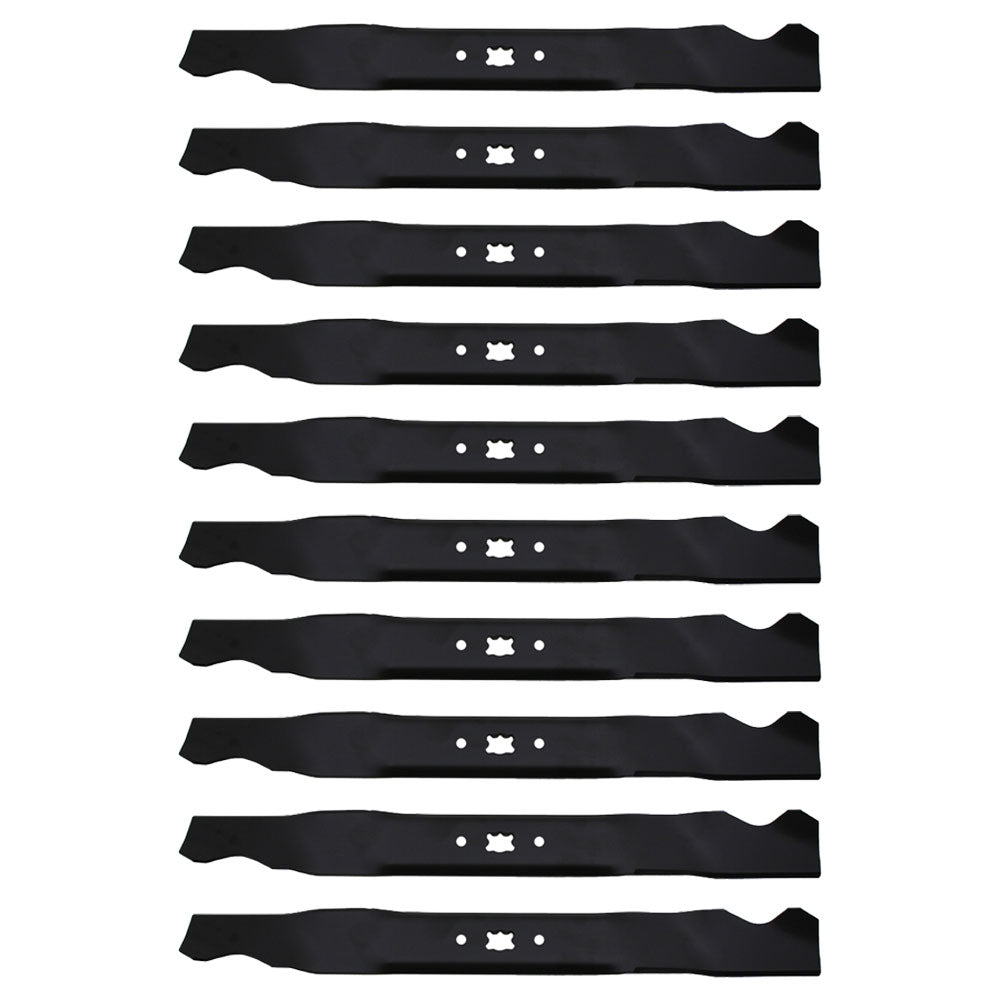 Qty 10: Mulching Blades  Fits Oregon Replaces 198-049