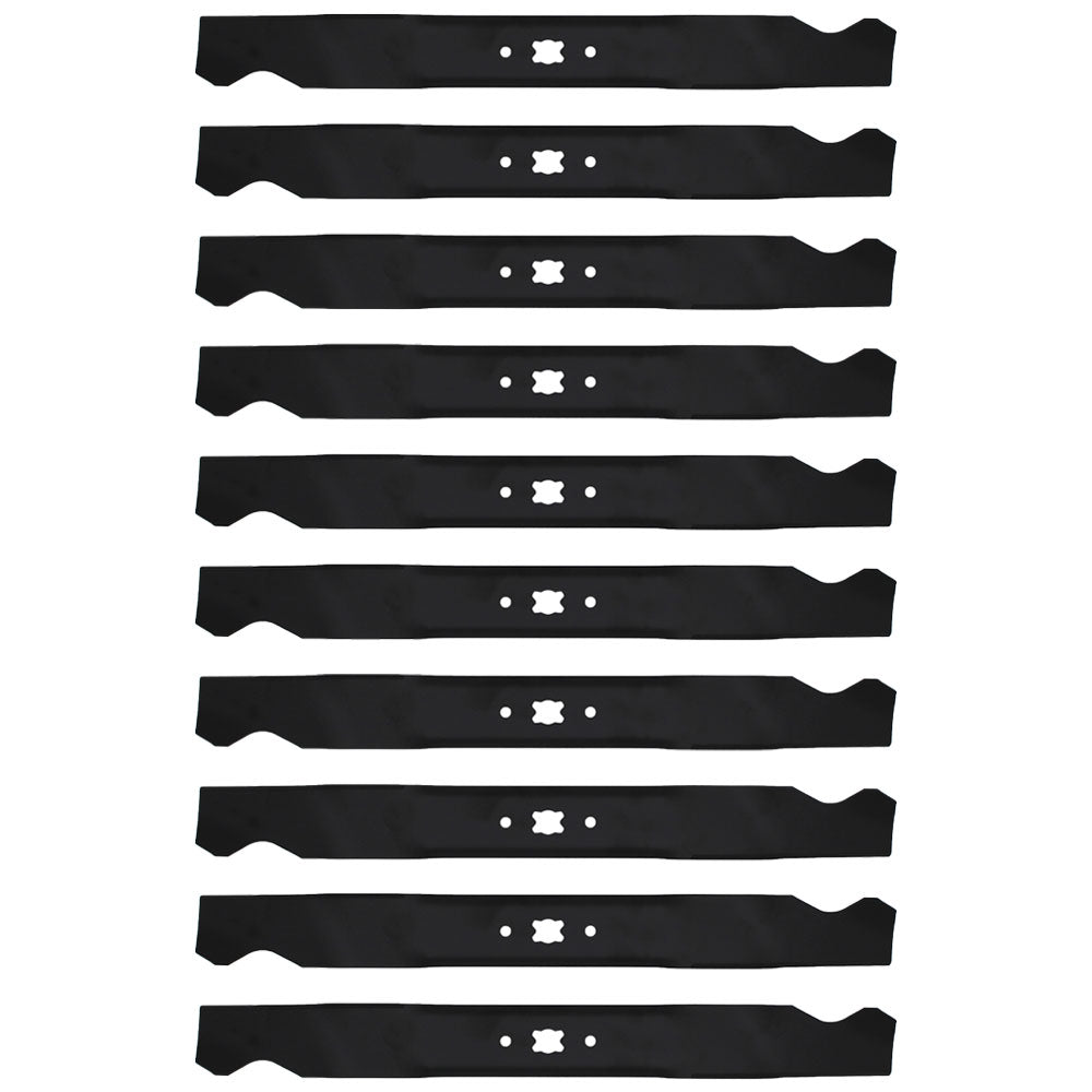 Qty 10: Mulching Blades  Fits Oregon Replaces 198-049