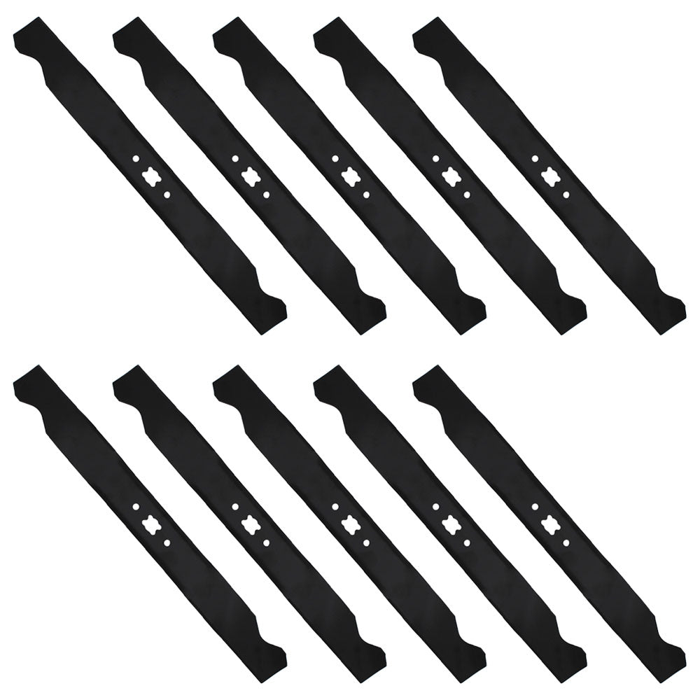 Qty 10: Mulching Blades  Fits Oregon Replaces 198-049