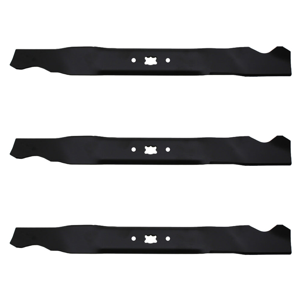 Qty 3: Mulching Blade
 Fits Oregon Replaces 198-049