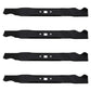 Qty 4: Mulching Blade
 Fits Troy Bilt Replaces 490-100-M084-Troy