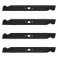 Qty 4: Mulching Blade
 Fits Cub Cadet Replaces 742-04100