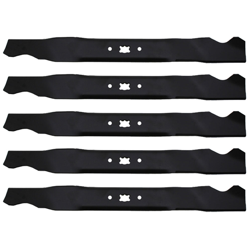Qty 5: Mulching Blades Fits Troy Bilt Replaces 490-100-M084-Troy