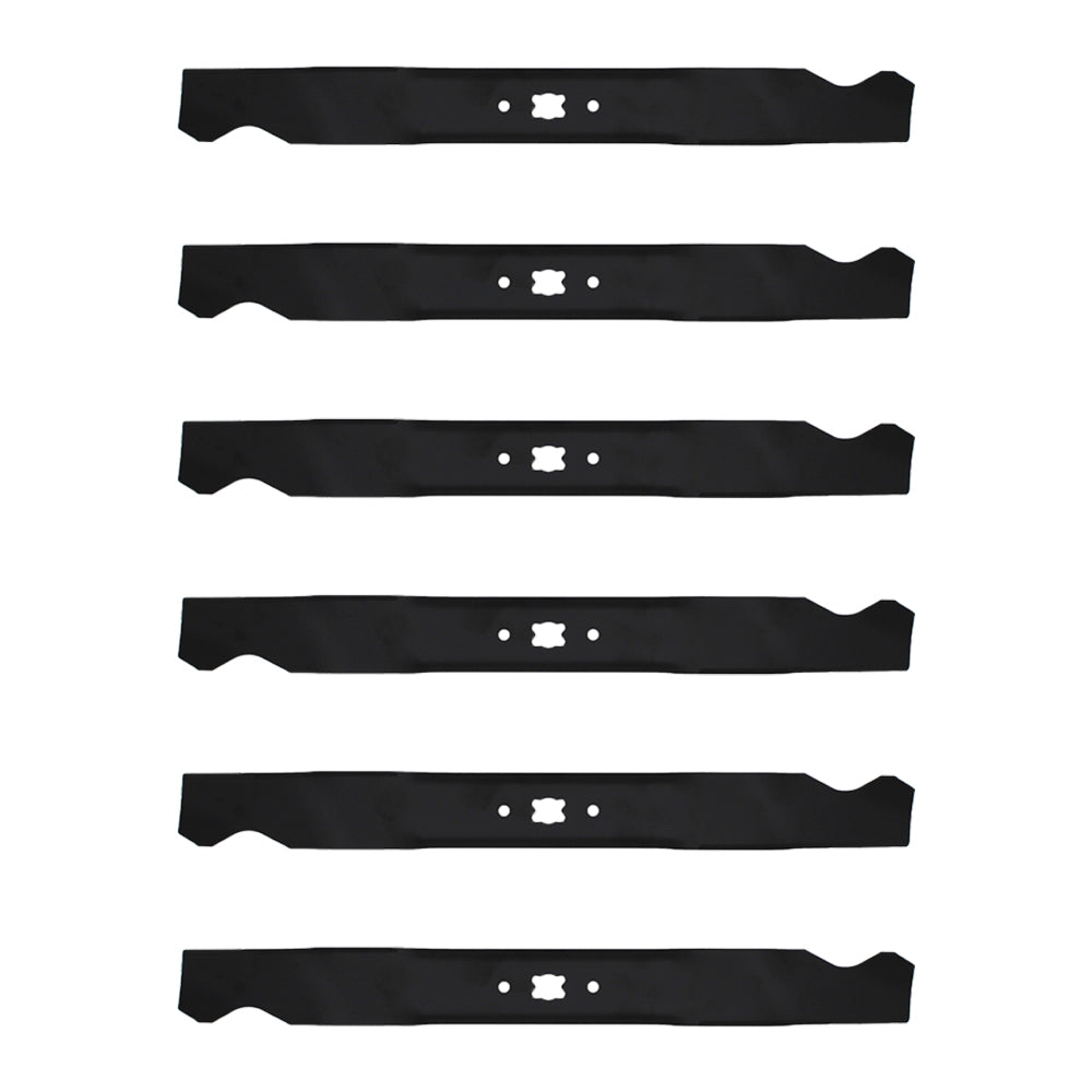 Qty 6: Mulching Blade
 Fits Lesco Replaces 082561