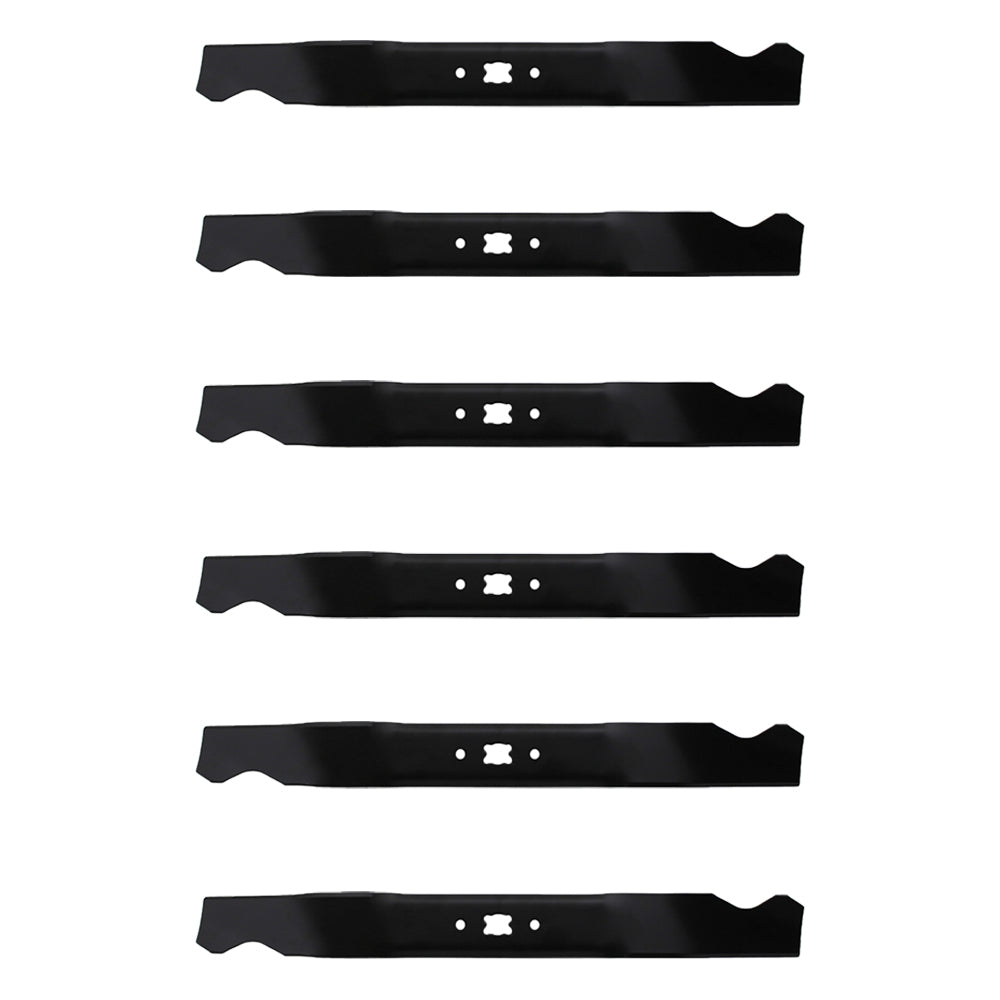 Qty 6: Mulching Blade
 Fits Stens Replaces 335-214