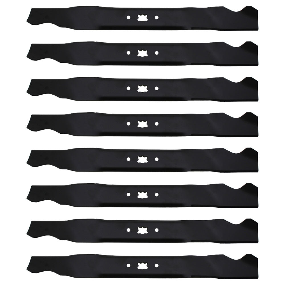 Qty 8: Mulching Blades  Fits Oregon Replaces 198-049