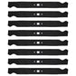 Qty 8: Mulching Blades  Fits Oregon Replaces 198-049