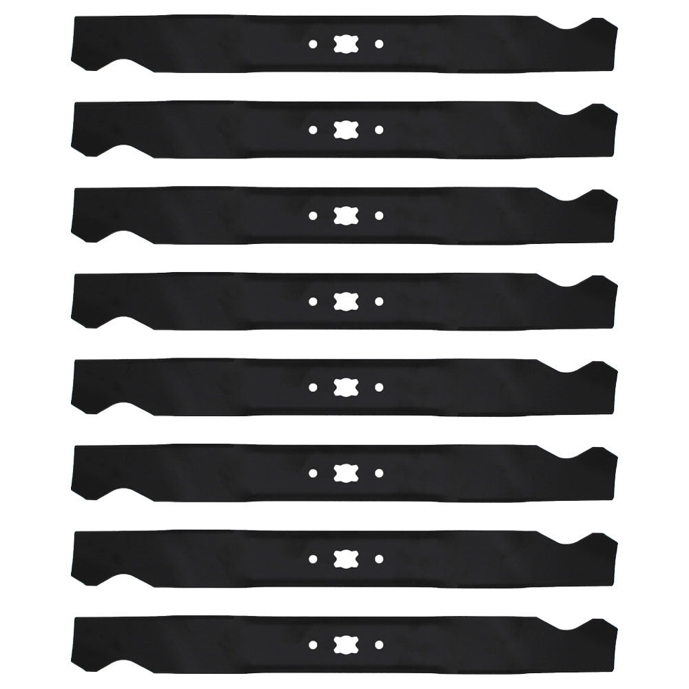 Qty 8: Mulching Blades  Fits Oregon Replaces 198-049