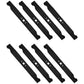 Qty 8: Mulching Blades  Fits Oregon Replaces 198-049