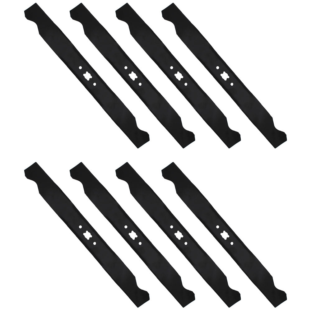 Qty 8: Mulching Blades  Fits Oregon Replaces 198-049