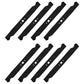 Qty 8: Mulching Blades  Fits Oregon Replaces 198-049