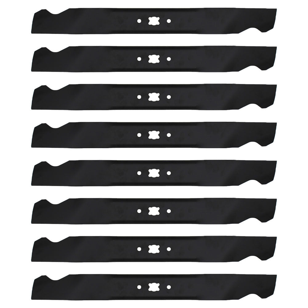 Qty 8: Mulching Blades  Fits Oregon Replaces 198-049