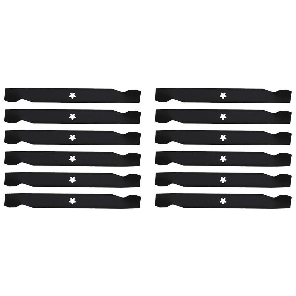 Qty 12: Lawn Mower Blade Fits Poulan Replaces 127843