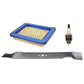 Mower Blade w/ Air Filter & Spark Plug Fits AYP Replaces 134768