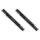 Qty 2: Toothed Mulching Blade
 Fits Toro Replaces 108-9764-03