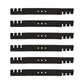 Qty 6: Toothed Mulching Blade Fits Toro Replaces 108-9764-03