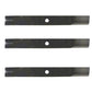 set of 3 lawn mower blades to Fit Fits John Deere 60" ZTrak F620 M665 {jd1040}
