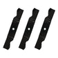 3PK Fits Hi-Lift Blades Fits Cub Cadet GT1054 GTX1054 GT1554 w/ 54" Deck 942-067