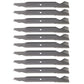 Qty 10: Hi Lift Standard Mower Blade Fits Rotary Replaces 14058