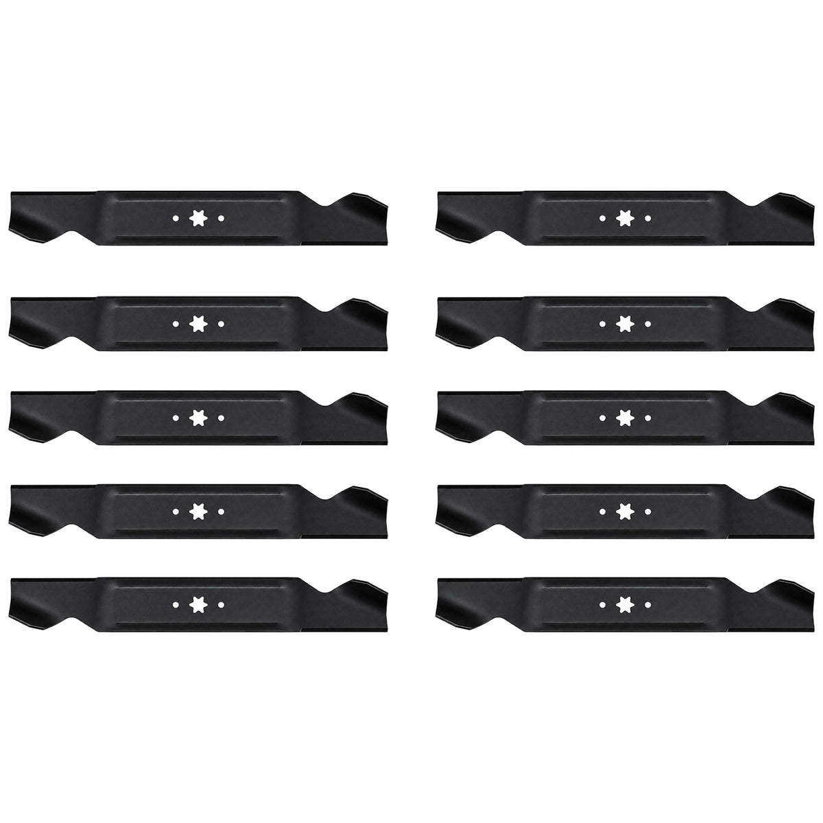 Qty 10: Hi Lift Standard Mower Blade Fits Rotary Replaces 14058