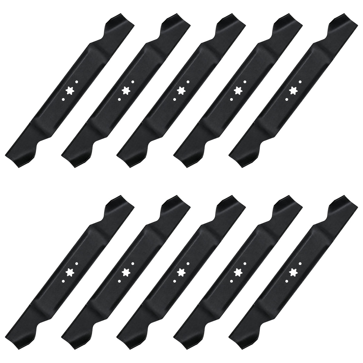 Qty 10: Hi Lift Standard Mower Blade Fits Rotary Replaces 14058