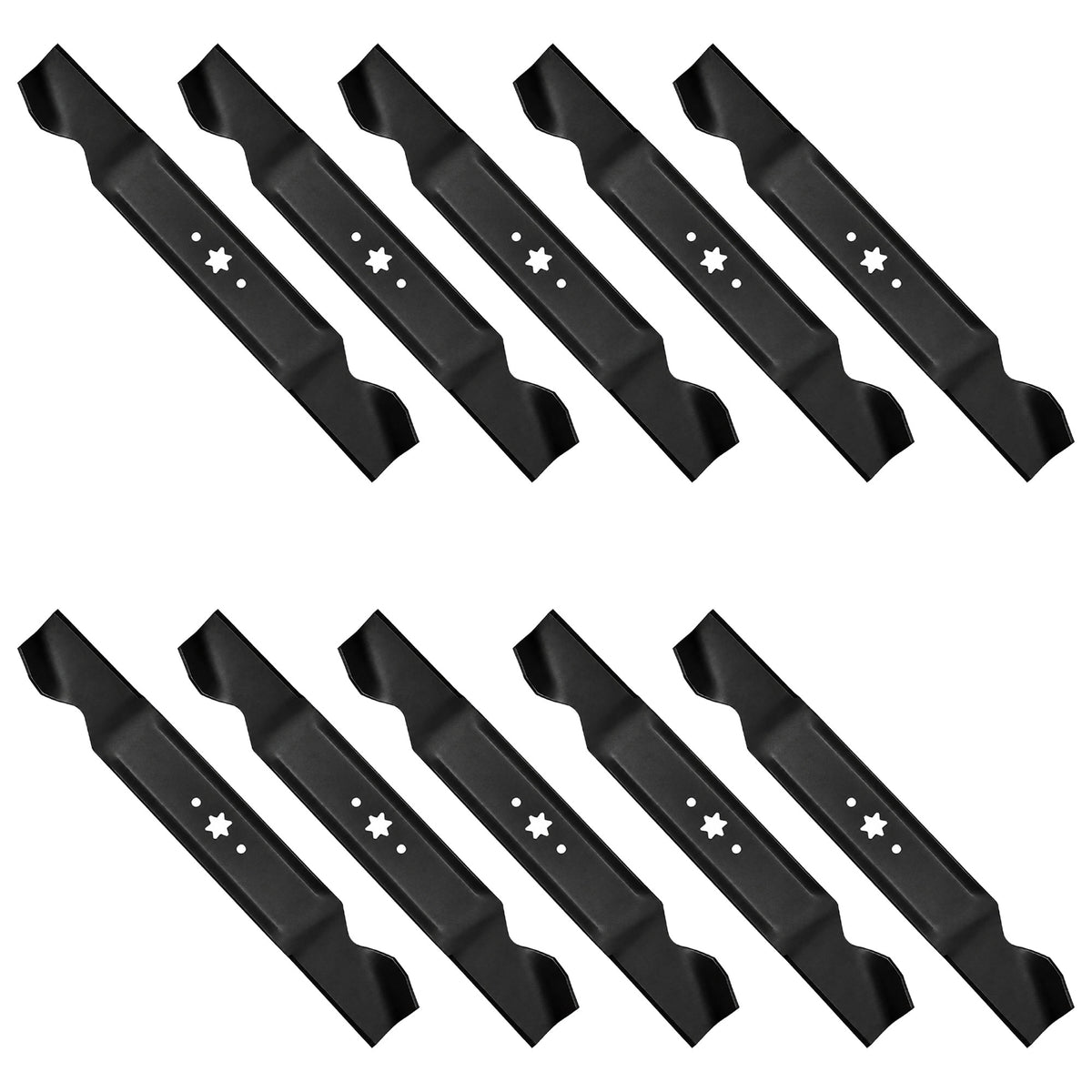 Qty 10: Hi Lift Standard Mower Blade Fits Rotary Replaces 14058