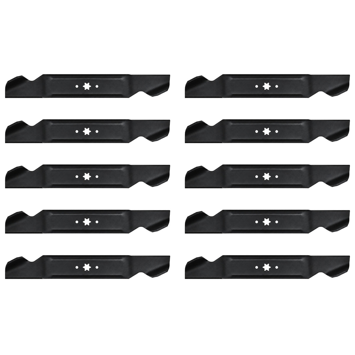 Qty 10: Hi Lift Standard Mower Blade Fits Rotary Replaces 14058