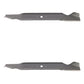 (2) Aftermarket Standard Mower Blades Requires (2) Blades for 42" Deck Fits MTD