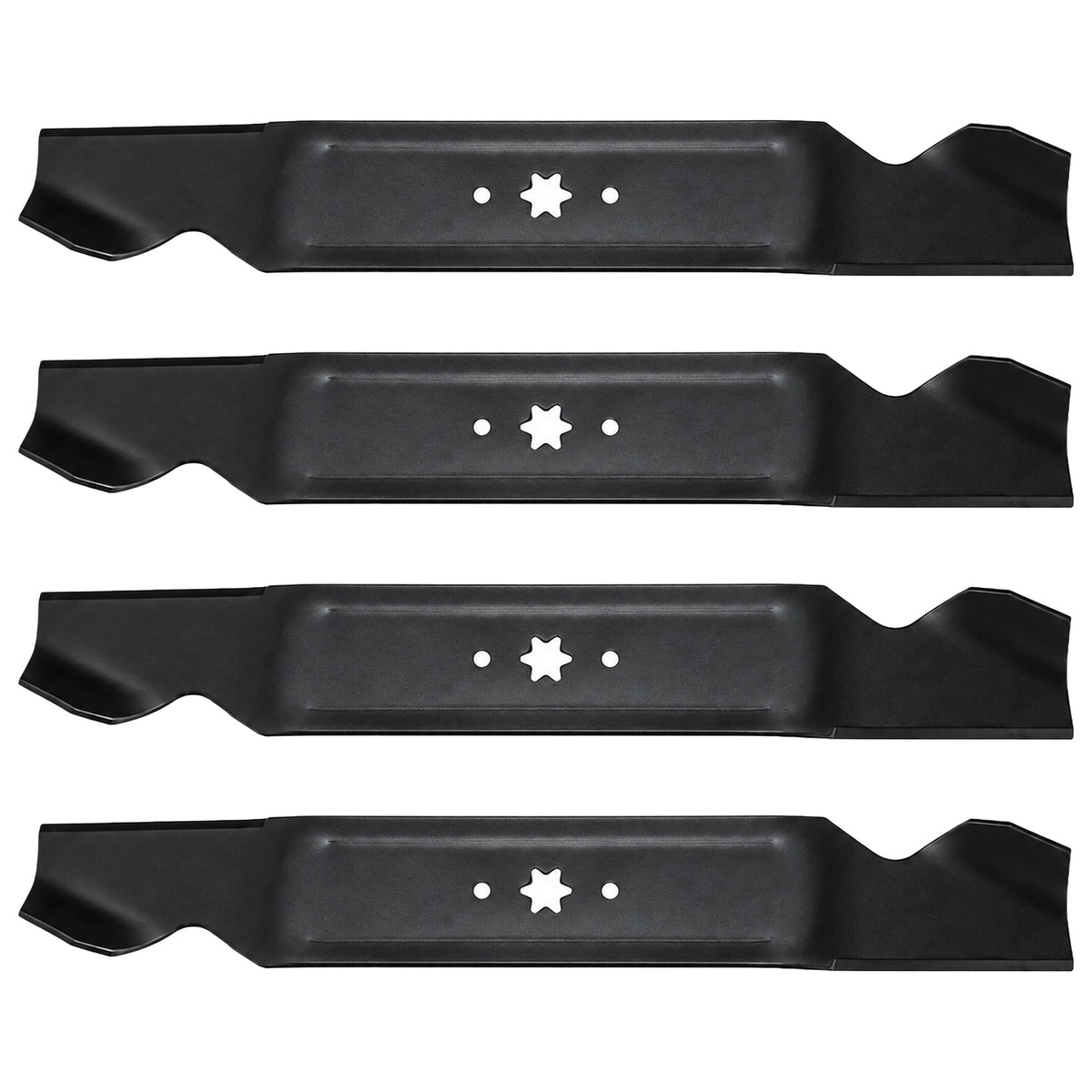 (4) 21-3/16" Standard Mower Blades 742-0656 Fits Huskee Fits Murry Fits Toro