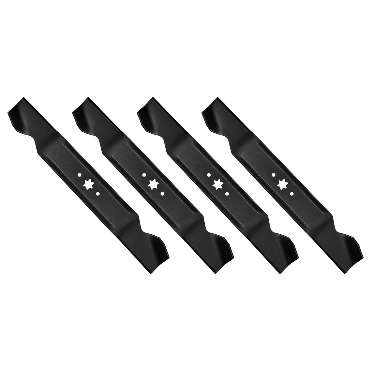 (4) Aftermarket Standard Mower Blades Requires (2) Blades for 42" Deck Fits MTD