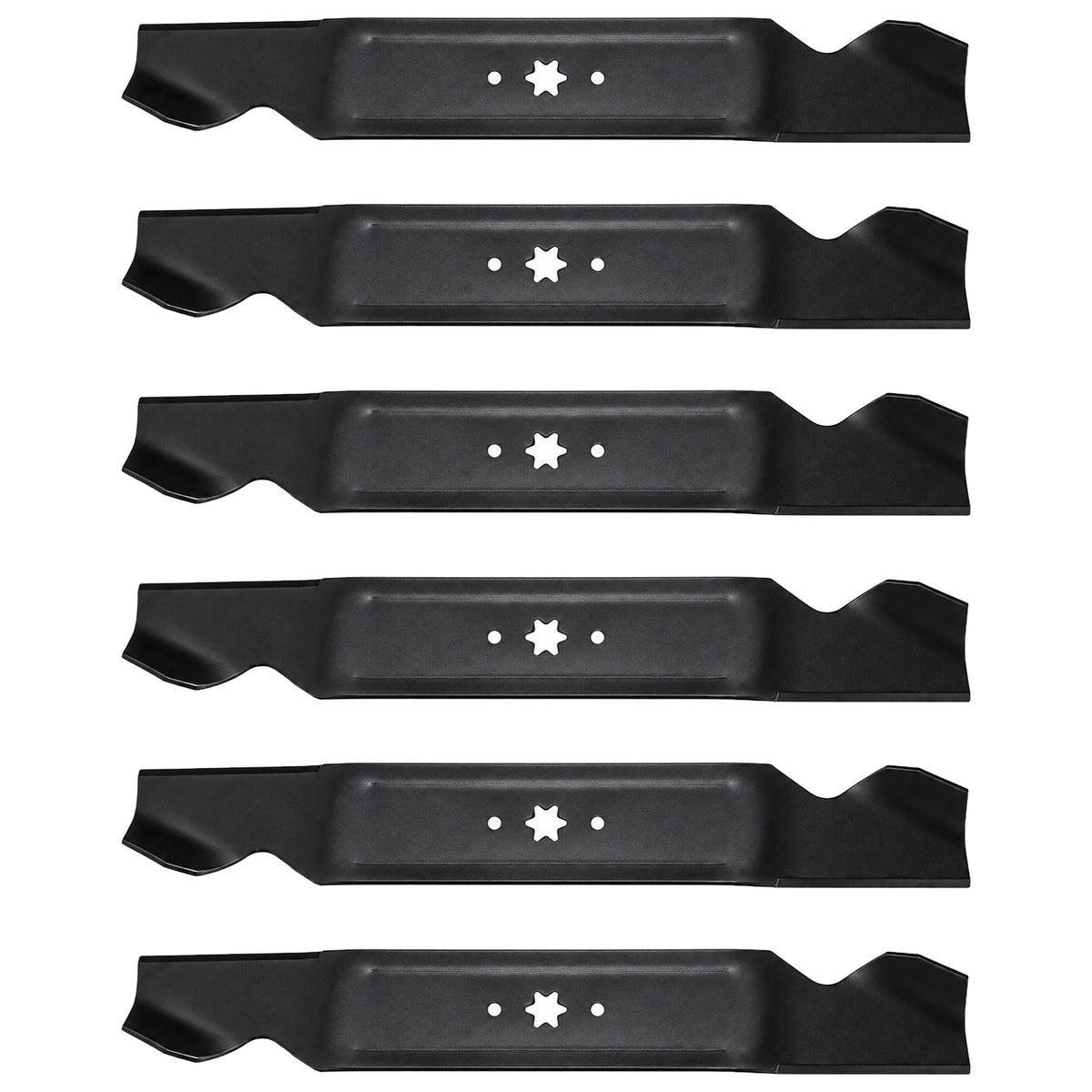 (6) Aftermarket Standard Mower Blades Requires (2) Blades for 42" Deck Fits MTD