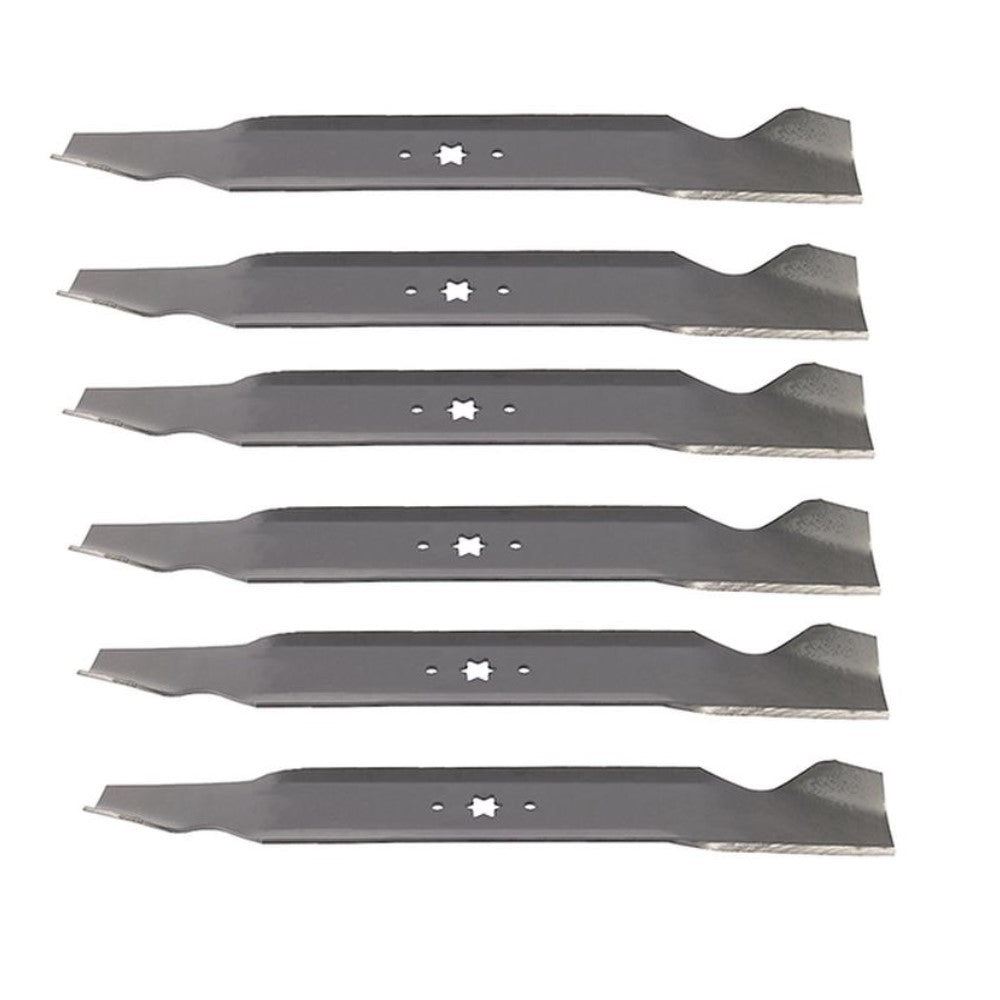 (6) 21-3/16" Standard Mower Blades 742-0656 Fits Huskee Fits Murry Fits Toro