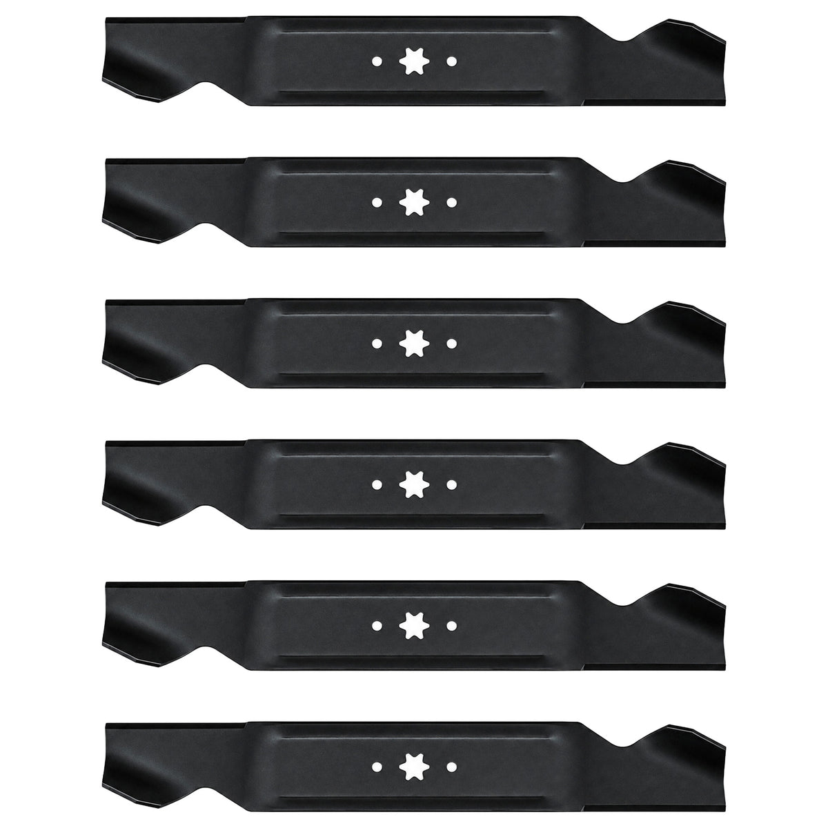 (6) Aftermarket Standard Mower Blades Requires (2) Blades for 42" Deck Fits MTD