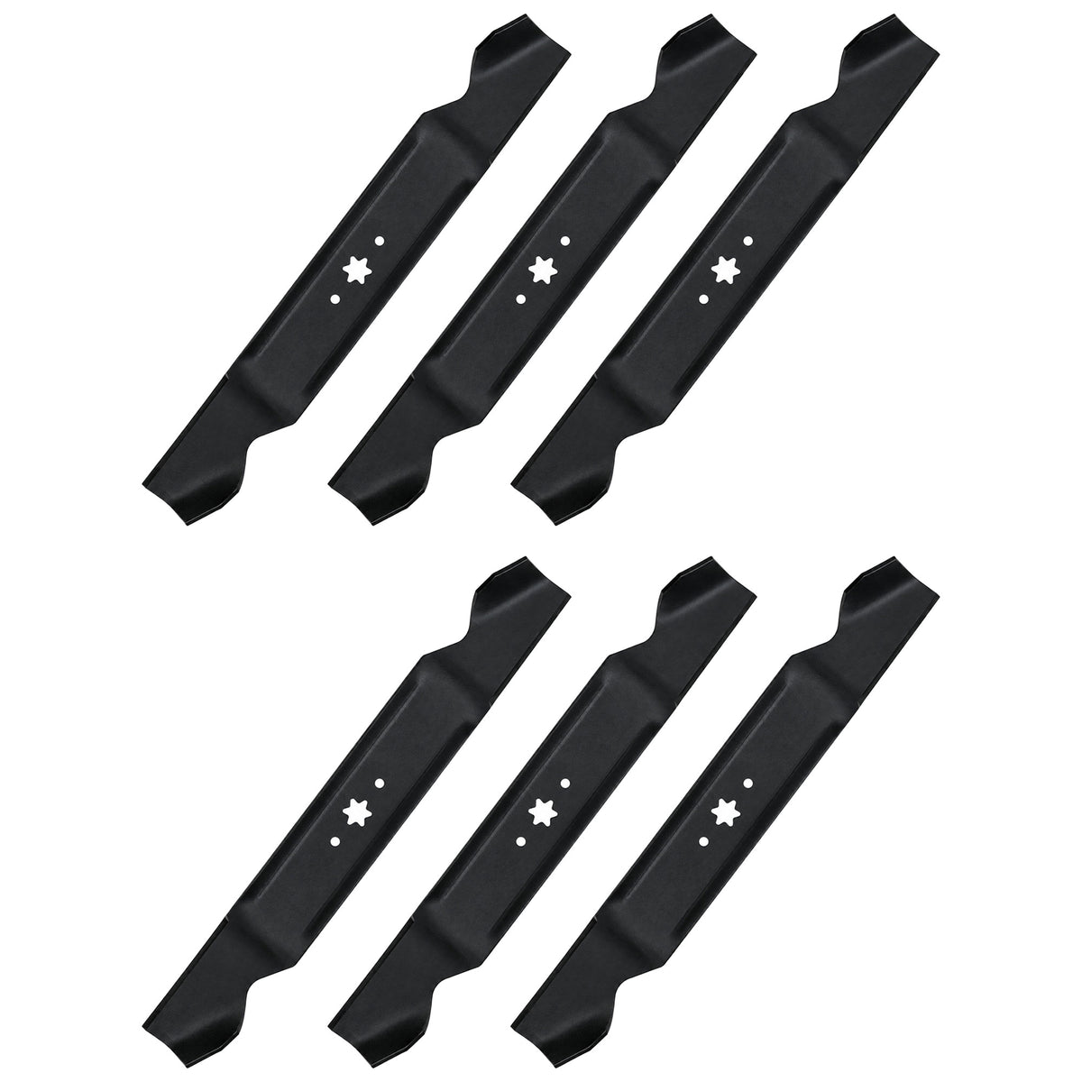 Qty 6: Hi Lift Standard Mower Blade  Fits Rotary Replaces 14058