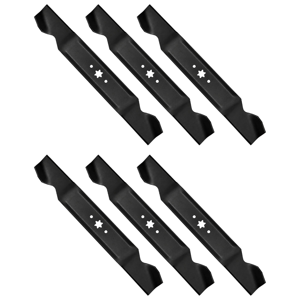 (6) 21-3/16" Standard Mower Blades 742-0656 Fits Huskee Fits Murry Fits Toro