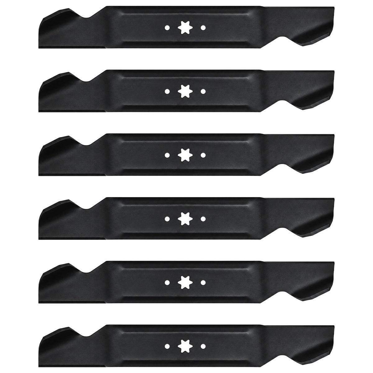 Qty 6: Hi Lift Standard Mower Blade  Fits Rotary Replaces 14058